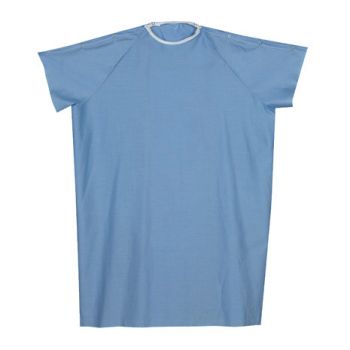 Easy Access Snap Gown, Blue, One Size
