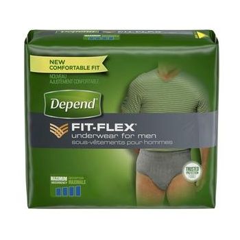 Depend Fit Flex Maximum Absorbency Underwear for Men