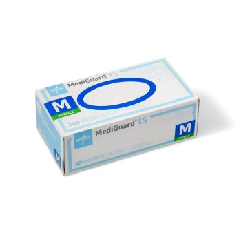 MediGuard ES Powder-Free Nitrile Exam Gloves, Size M, Case of 3000      