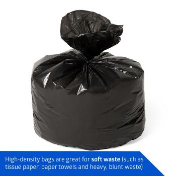 Black High-Density Trash Can Liners                                                                                                 