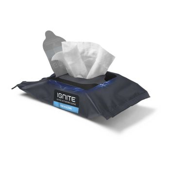 Ignite Energizing Coffee And Pomegranate Scent Body Wipes