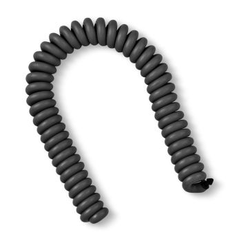 Sphygmomanometer Coil Tubing with Connectors, Black