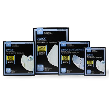 Qwick Nonadhesive Wound Dressings with Aquaconductive Technology