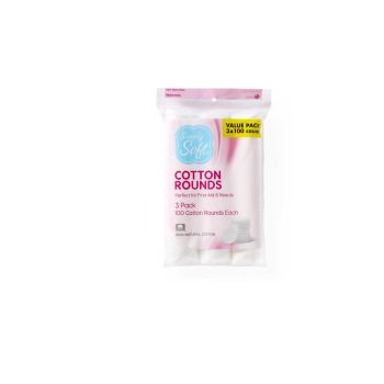 Simply Soft Cotton Rounds, 300 Count