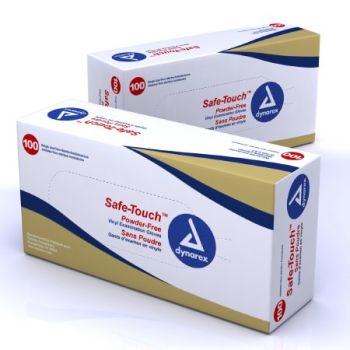 dynarex Safe-Touch Vinyl Exam Glove