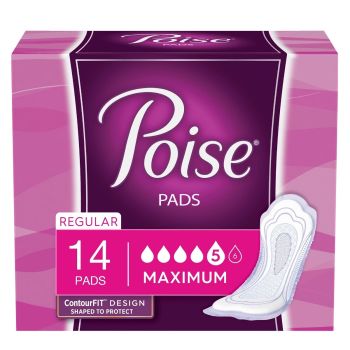 Always Discreet Adult Incontinence Pads For Women, Moderate Absorbency, Long Length, Postpartum Pads, 162 Count