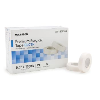 McKesson Medical Tape - High Adhesion Silk-Like Cloth