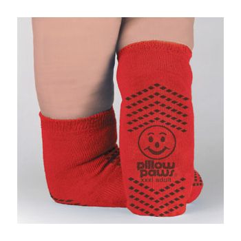 Pillow Paws Risk Alert Terries Slipper Socks Double Imprint