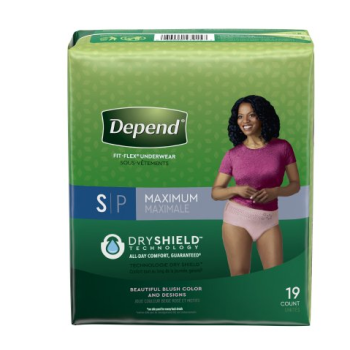Depend FITFLEX Maximum Absorbency Underwear for Women