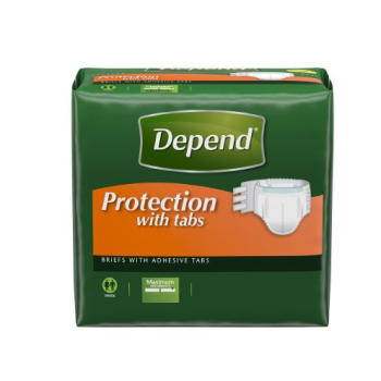 Depend Protection Brief with Tabs SmallMedium 19  34