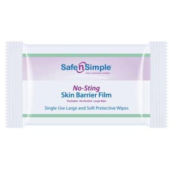 Alcohol Free No Sting Skin Barrier Wipes