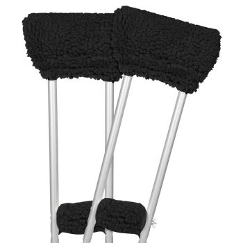 Vive Sheepskin Crutch Pads