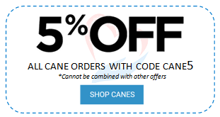5% off canes