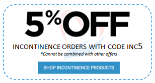 5% off incontinence