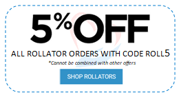 5% off rollators